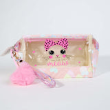 Fashion Cosmetic Cat PomPom Bag #BA2375 - Multiple Colors (PC)