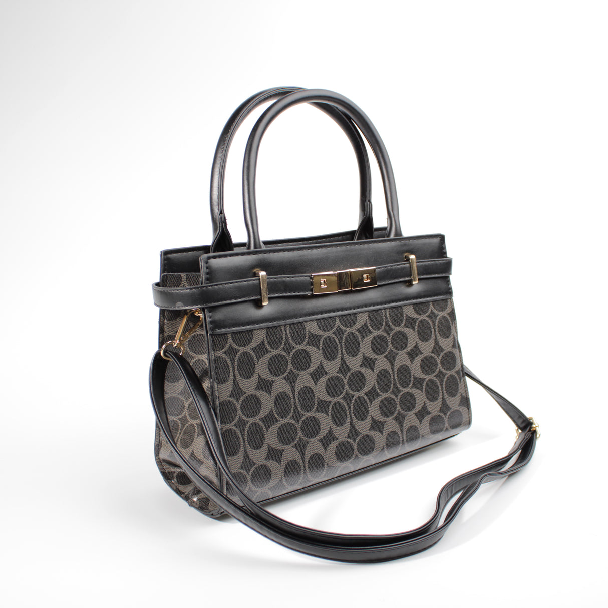 Fashion Design Handbag #BAIMBAG05-CCBK - Black (PC)