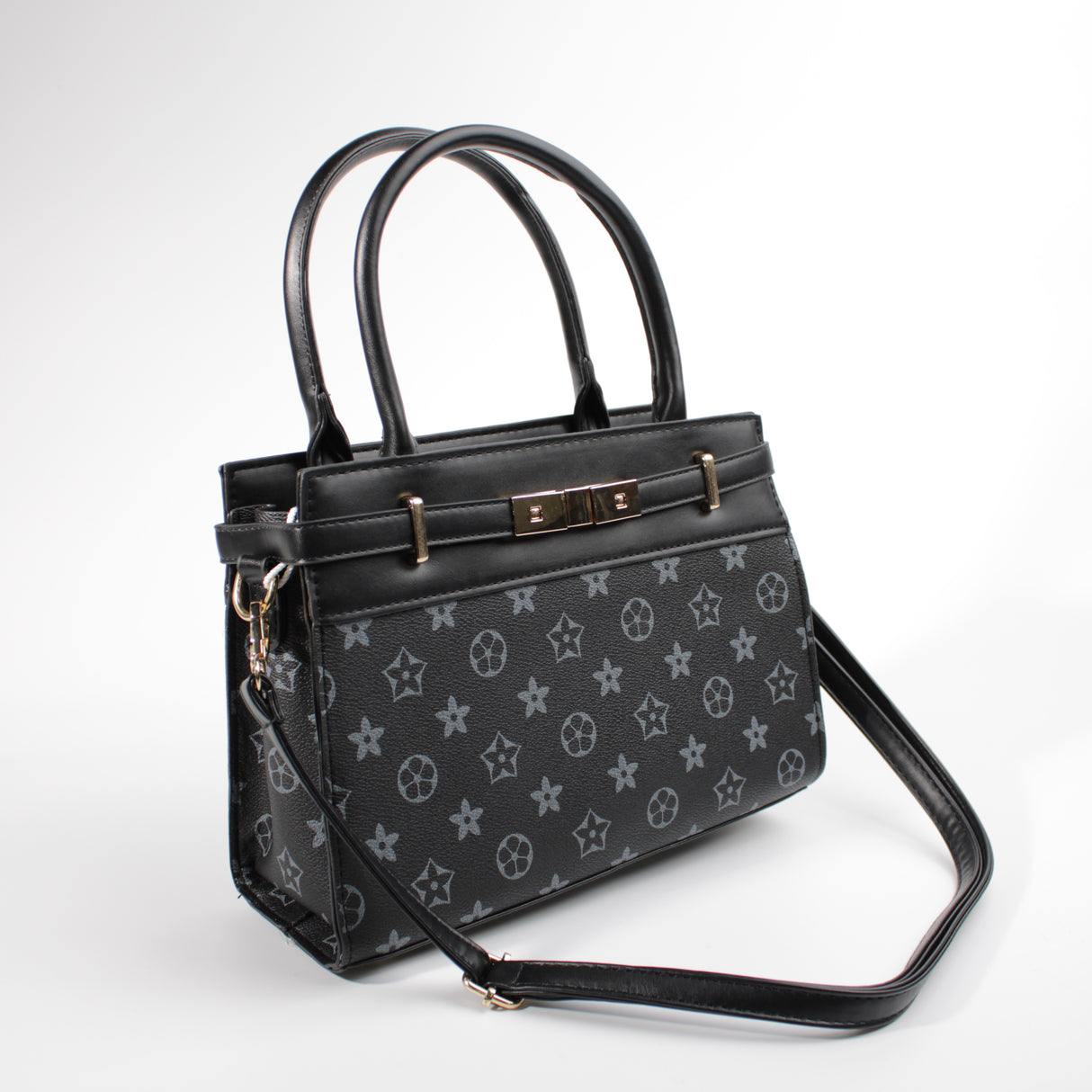 Fashion Design Handbag #BAIMBAG05-FLBK - Black (PC)