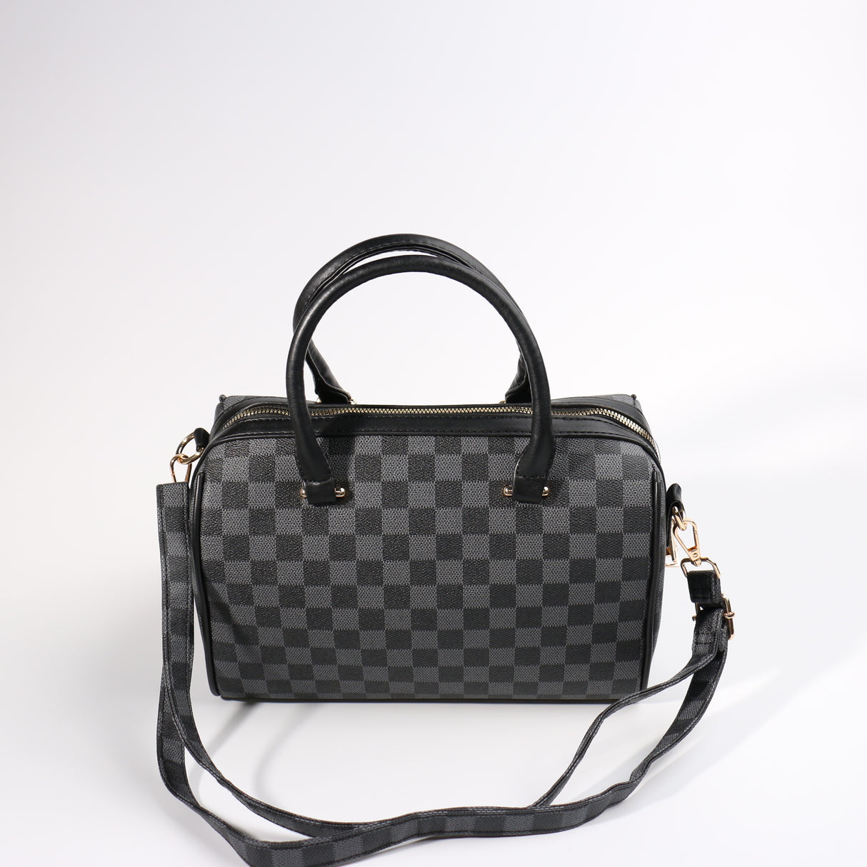 Fashion Large Barrel Bag #BCMBAG02-FLBK - Black (PC)