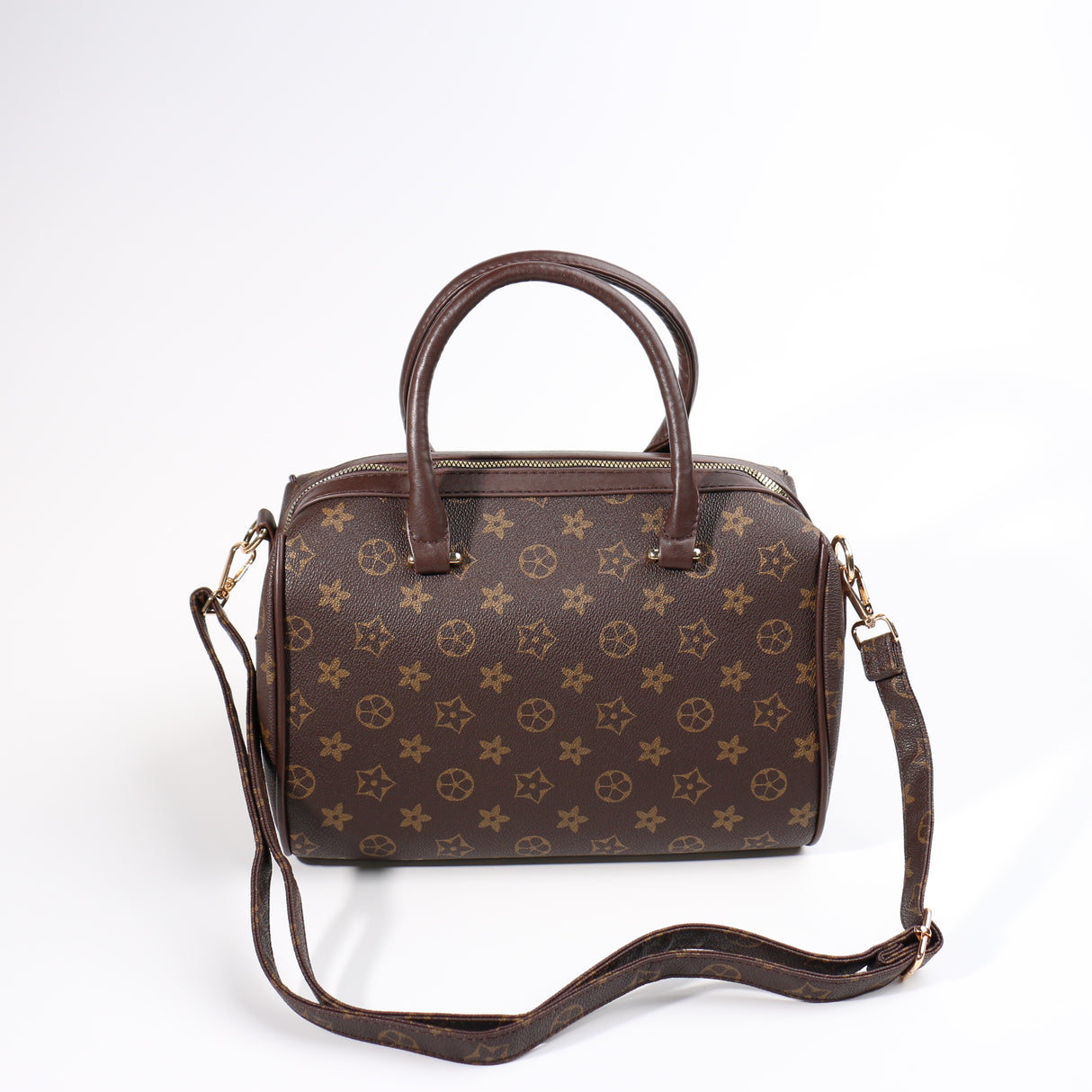 Fashion Large Barrel Bag #BCMBAG02-FLDBR - Dark Brown (PC)