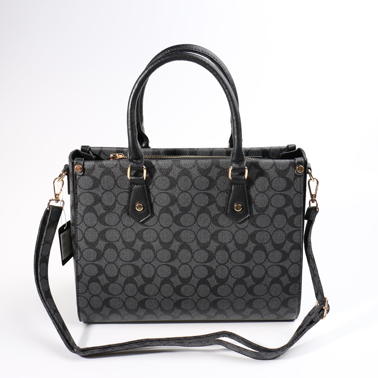 Fashion Tote Handbag #BCMBAG04-CCBK - Black (PC)