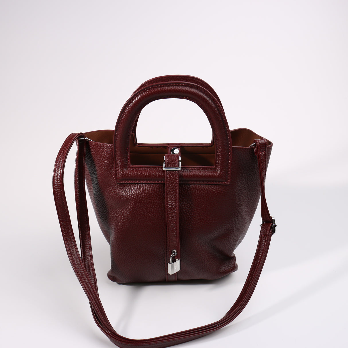 Fashion Design Handbag #BCMBAG06-BUR - Burgundy (PC)