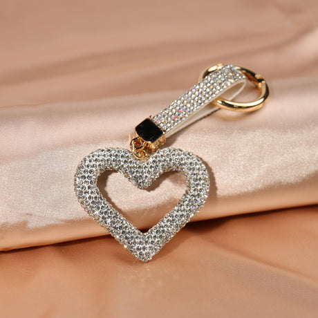 Bling Keychain - Hollow Heart #BLKC005 (PC)