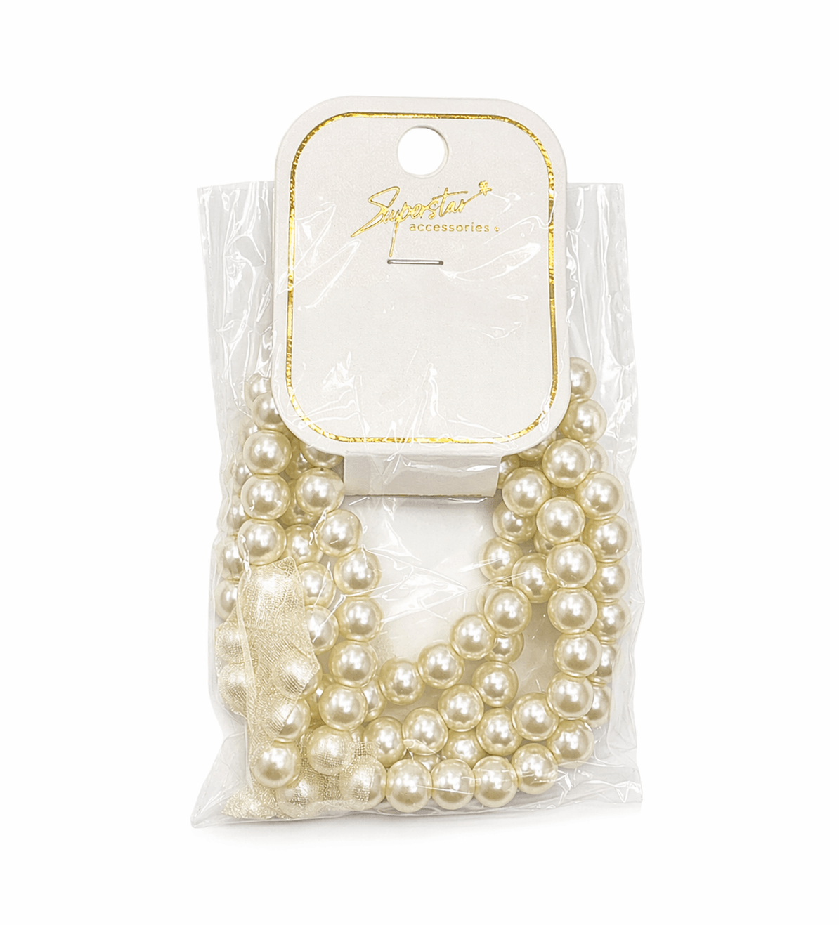 Fashion Thin Pearl Dozen Bracelet #BRC4129CMX (12PC)