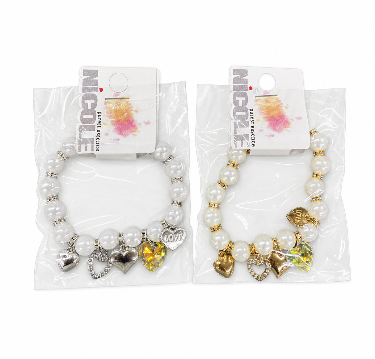Fashion Thin Pearl Dozen Bracelet #CB2221 (12PC)