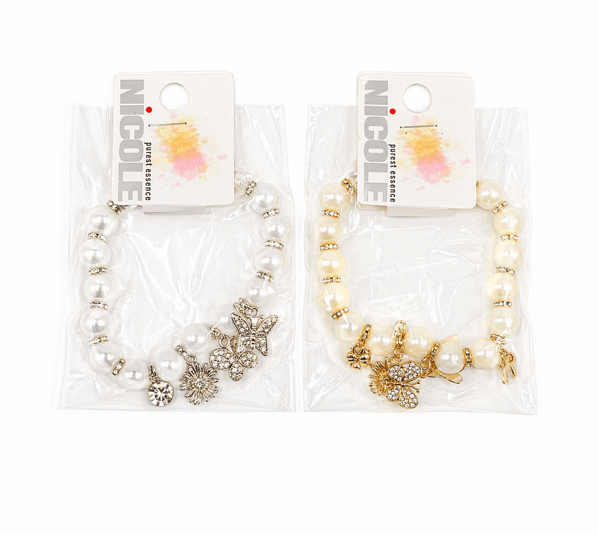 Fashion Medium Pearl Dozen Bracelet #CB2281 (12PC)