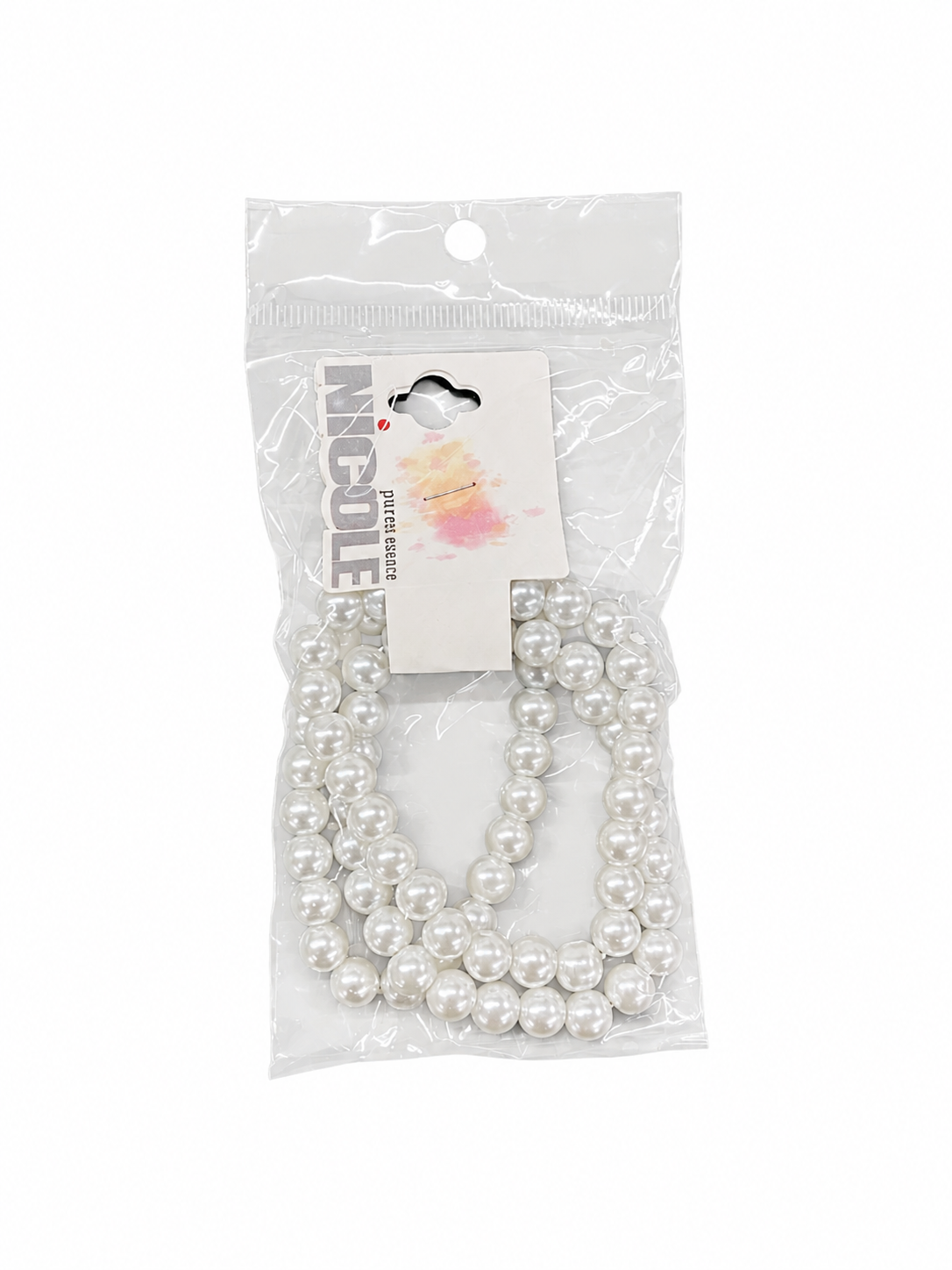 Fashion Thin Pearl Dozen Bracelet #CB2471W White (12PC)