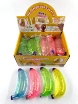 Banana Sugar Squishy Toy #CHSQ-BAN (12PC)