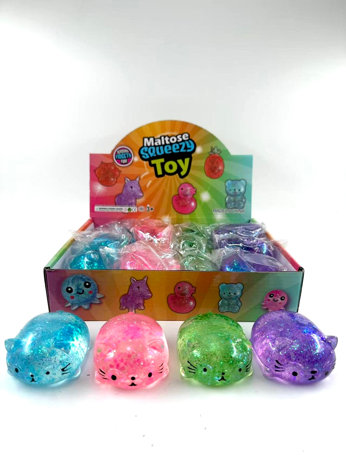 Cat Sugar Squishy Toy #CHSQ-CAT (12PC)