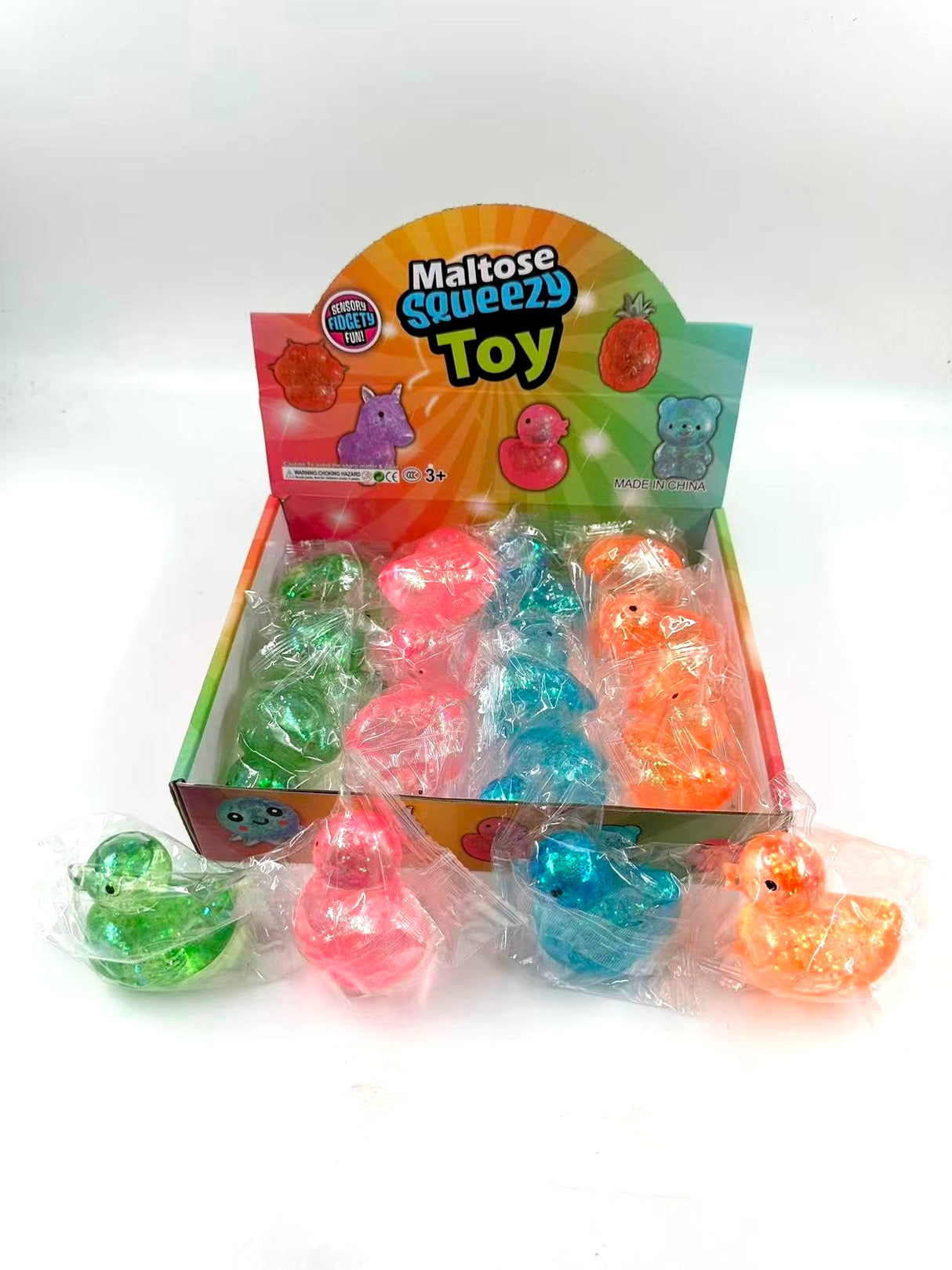 Rubber Ducky Sugar Squishy Toy #CHSQ-RBOK (12PC)
