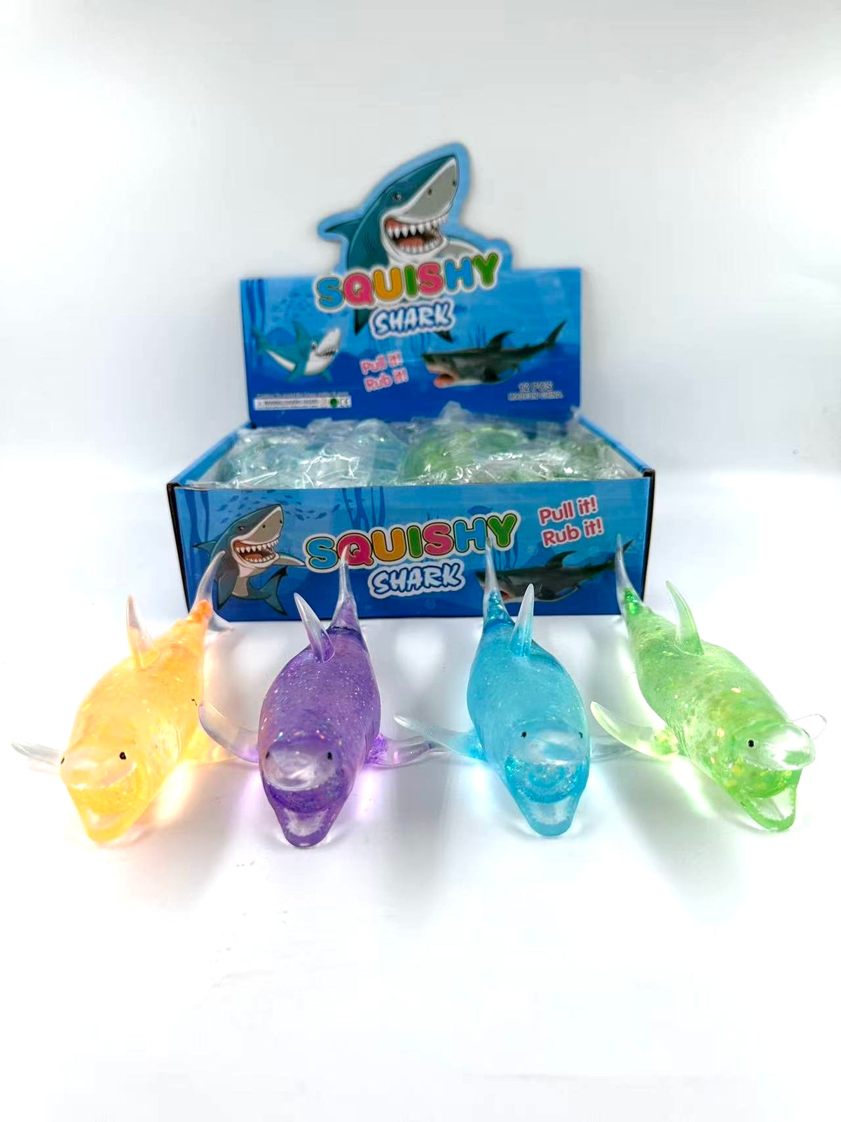 Shark Sugar Squishy Toy #CHSQ-SHK (12PC)