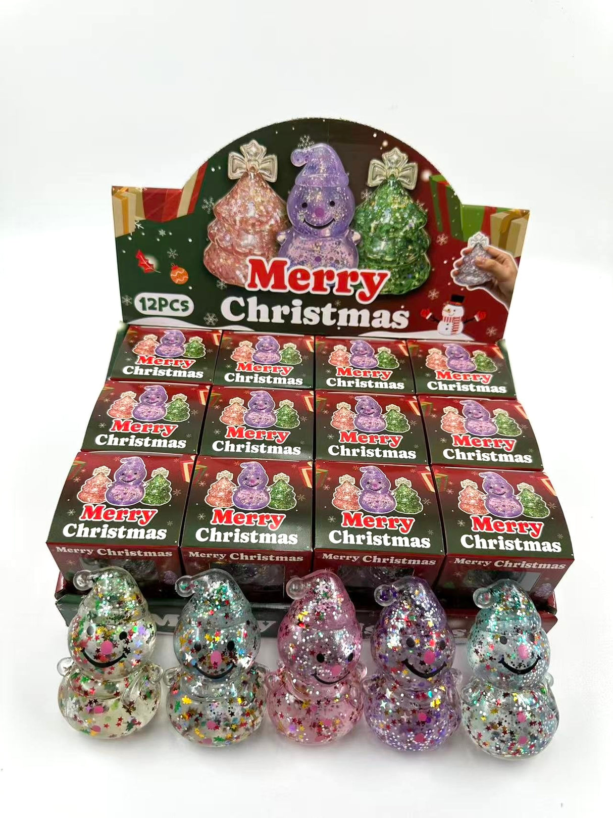Snowman Glitter Sugar Squish #CHSQ-SNW (12PC)