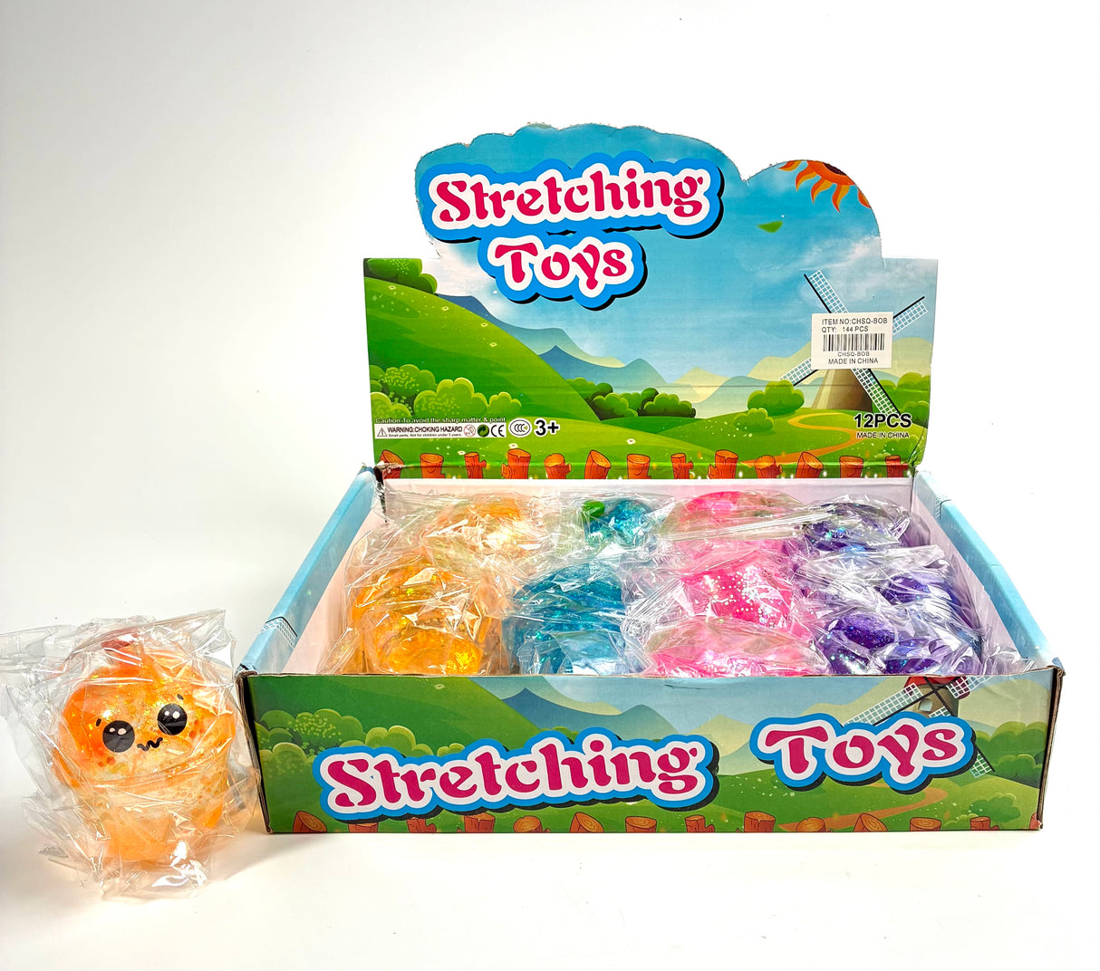 Boba Drink Glitter Sugar Squish #CHSQ-BOB (12PC)
