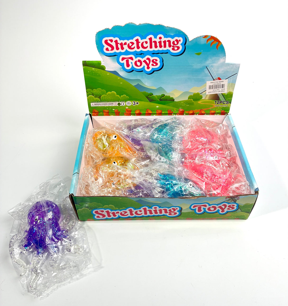 Octopus Glitter Sugar Squish #CHSQ-OCT (12PC)