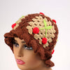 Fashion Cherry Ruffle Hat #CHYRUF01 (12PC)