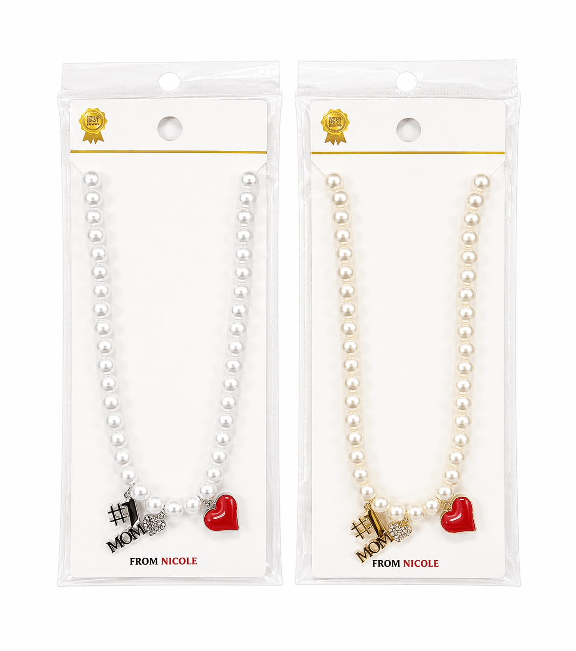 Fashion Thin Pearl Dozen Necklace #CK2307 (12PC)