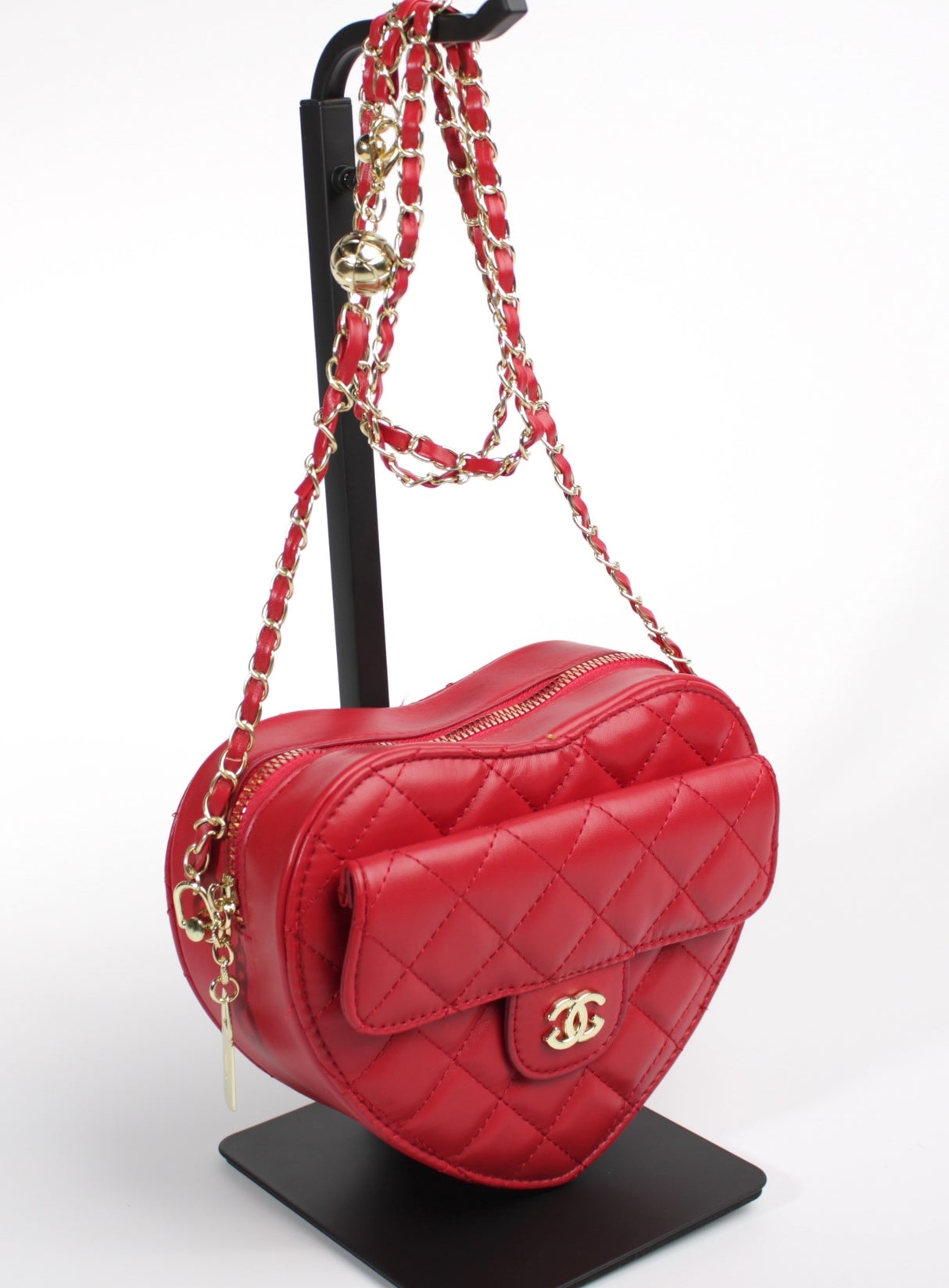 Fashion Heart Design Shoulder Bag #CLHRL01 - Multiple Colors (PC)
