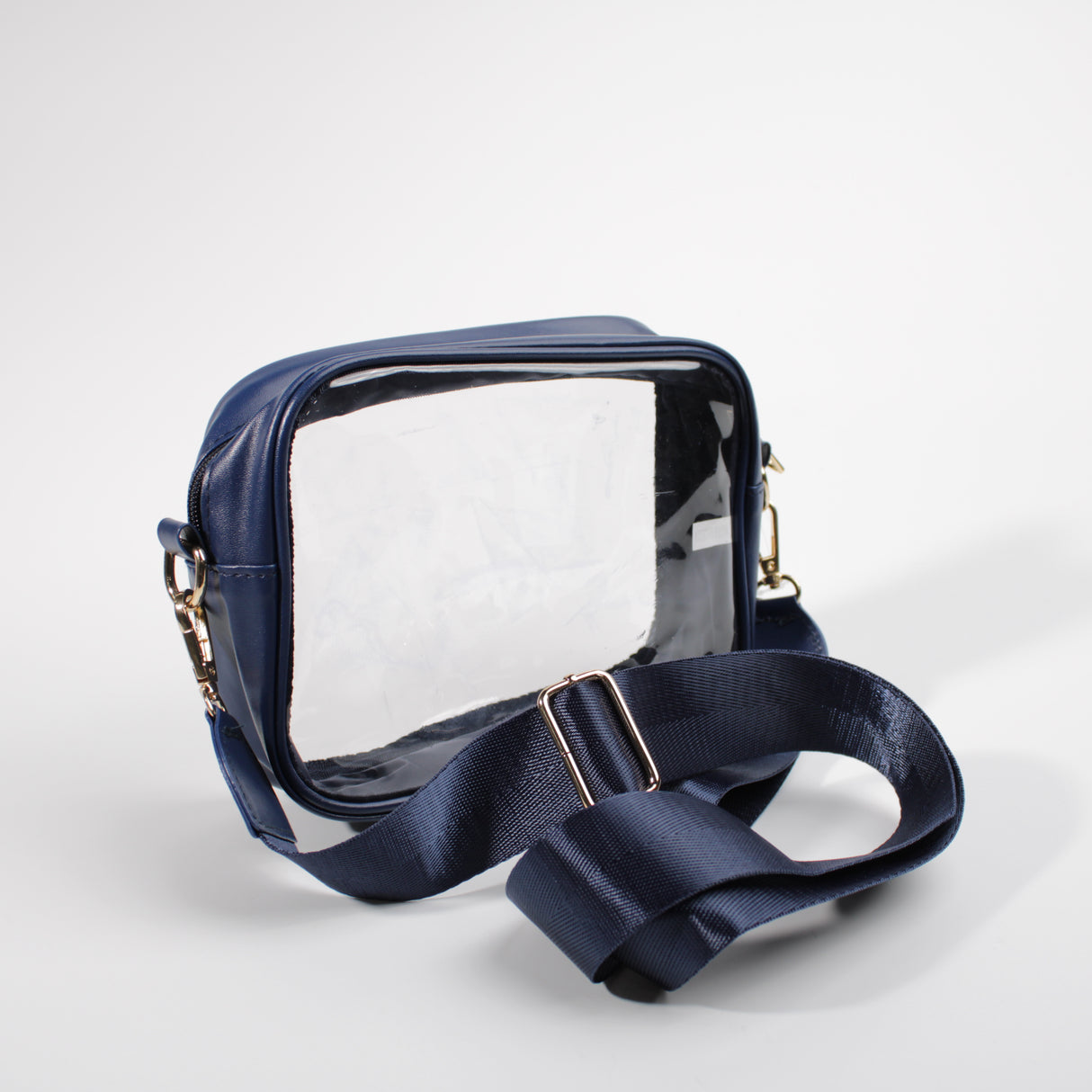 Fashion Premium Clear Bag #CLRBAG01-NV - Navy (PC)