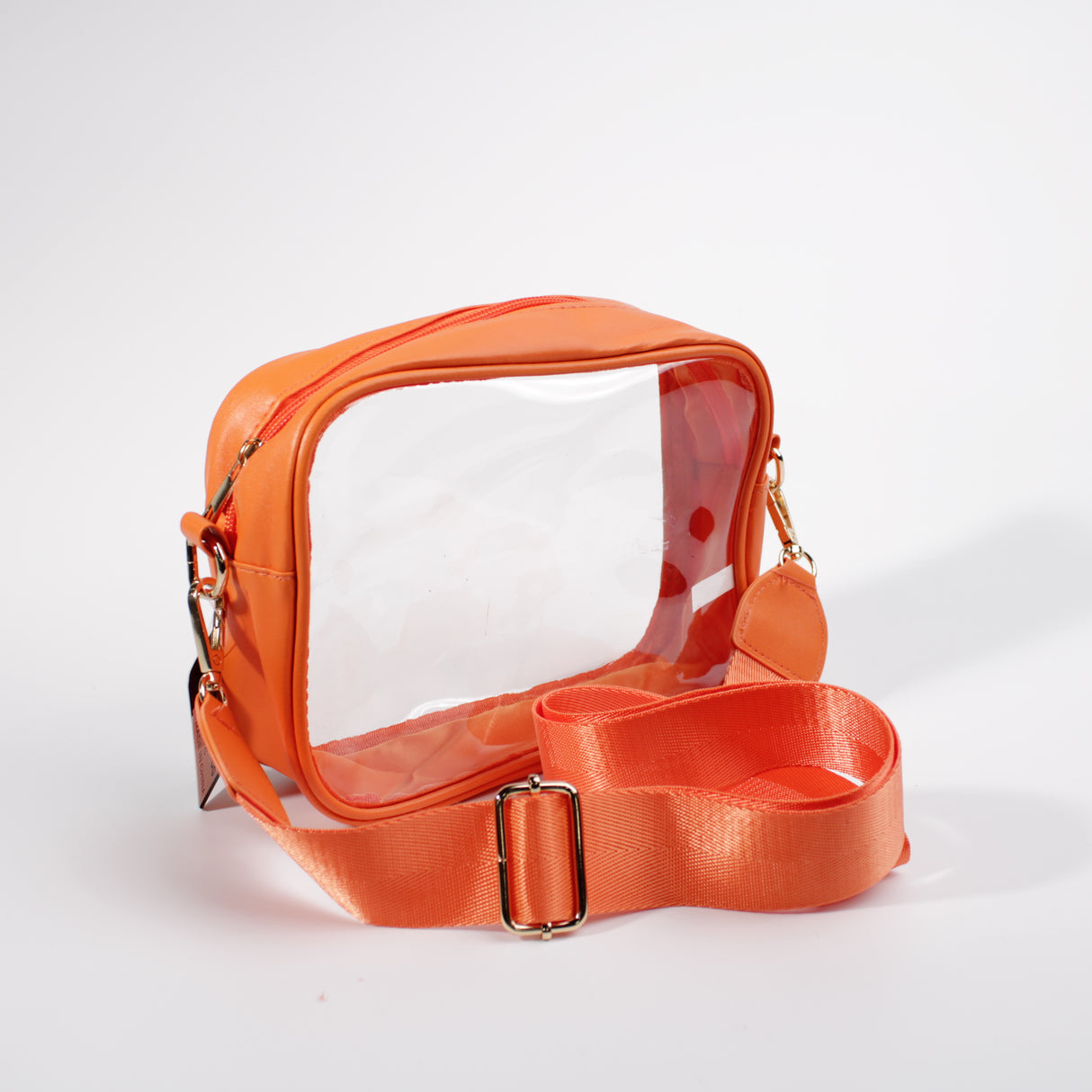 Fashion Premium Clear Bag #CLRBAG01-OR - Orange (PC)