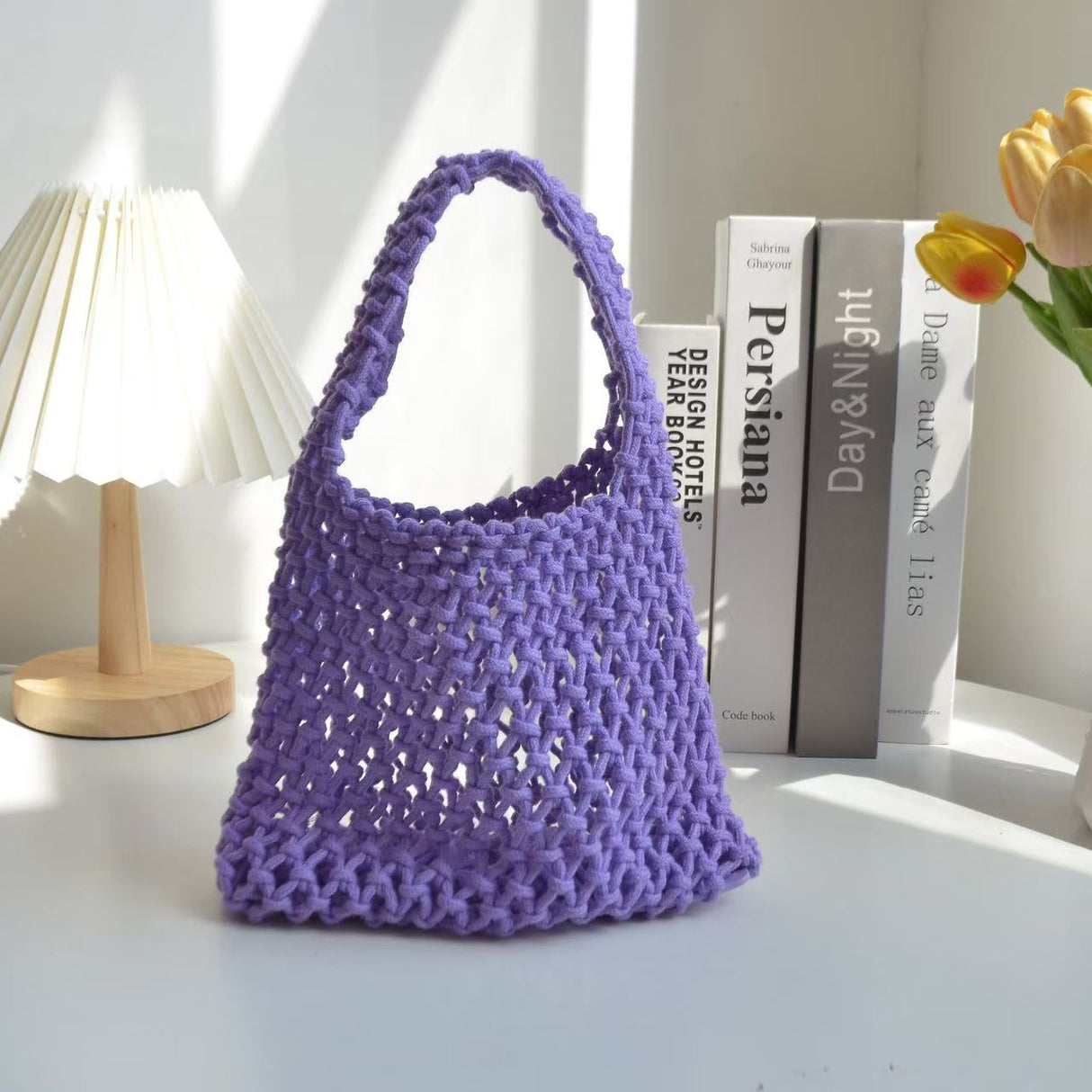 Fashion Mini Crochet Bags #CRBAG - Multiple Colors (PC)