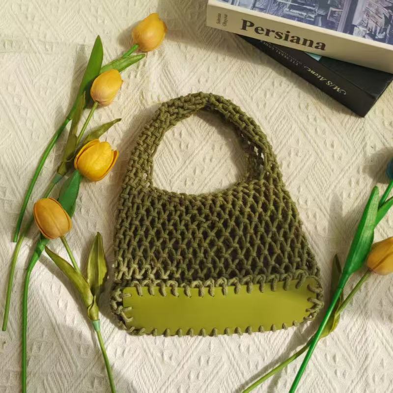 Fashion Mini Crochet Bags #CRBAG - Multiple Colors (PC)