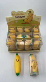 Crunchy Banana Squish Toy #CRCH-BAN (12PC)