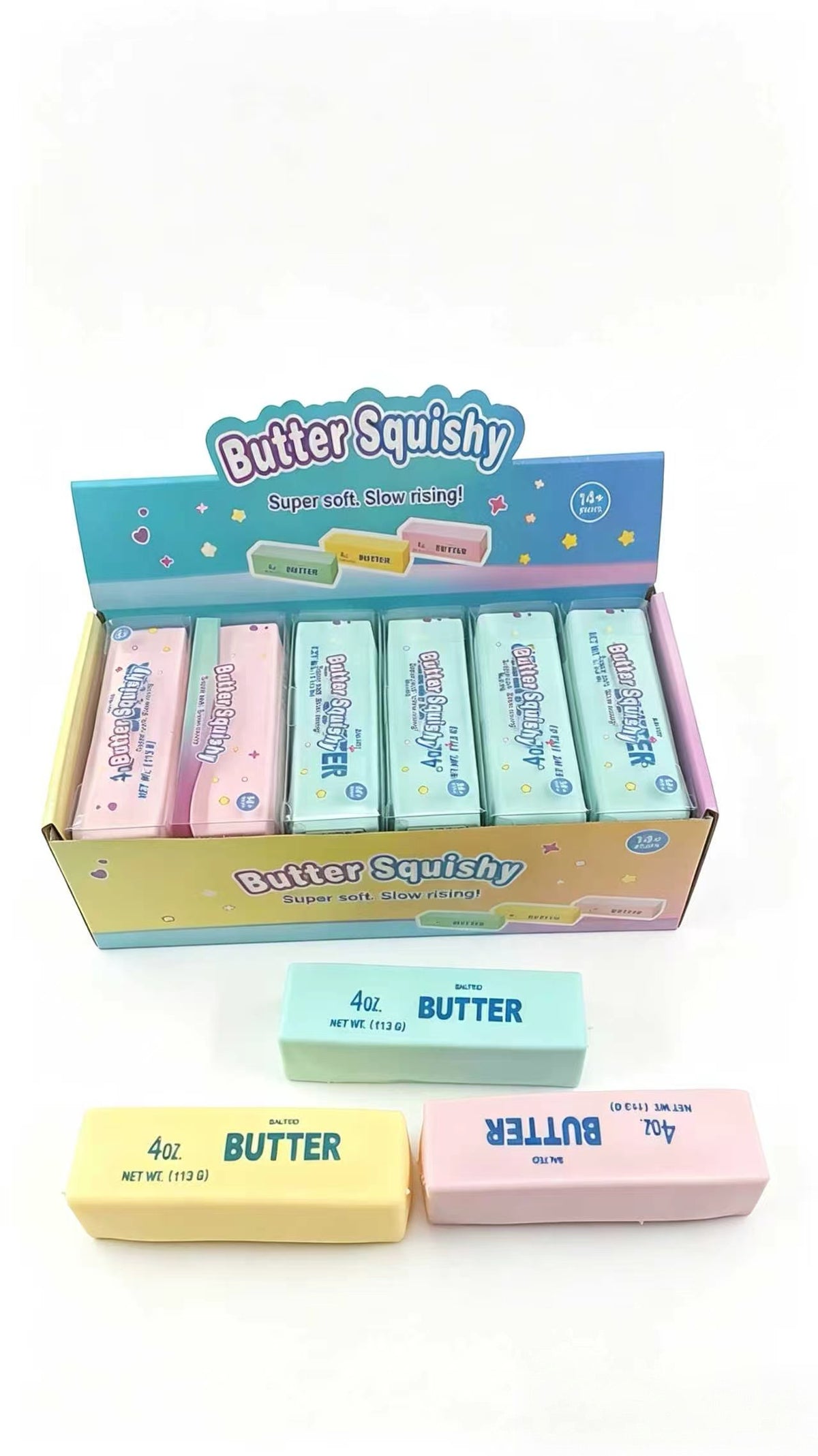 Crunchy Butter Squishy Toy #CRCH-BUTR (12PC)