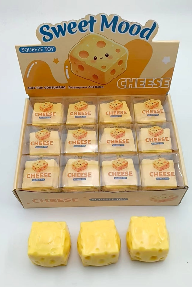 Crunchy Cheese Squishy Toy #CRCH-CHZ
