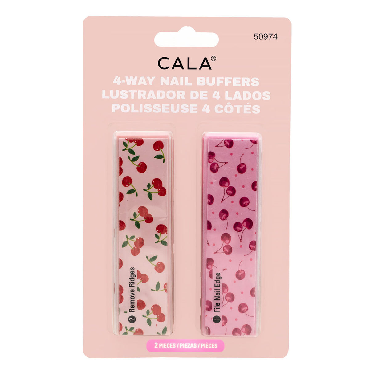 Cala 4-Way Cherry Nail Buffer (PC)