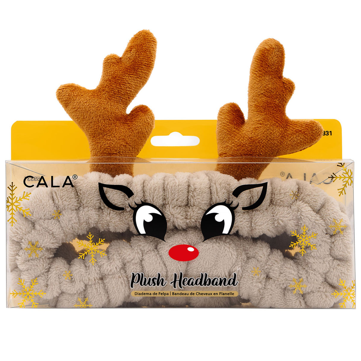 Cala Plush Headband With Reindeer Horns (PC)