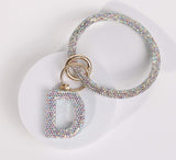 Fashion Wristlet Initial Keychain (PC)