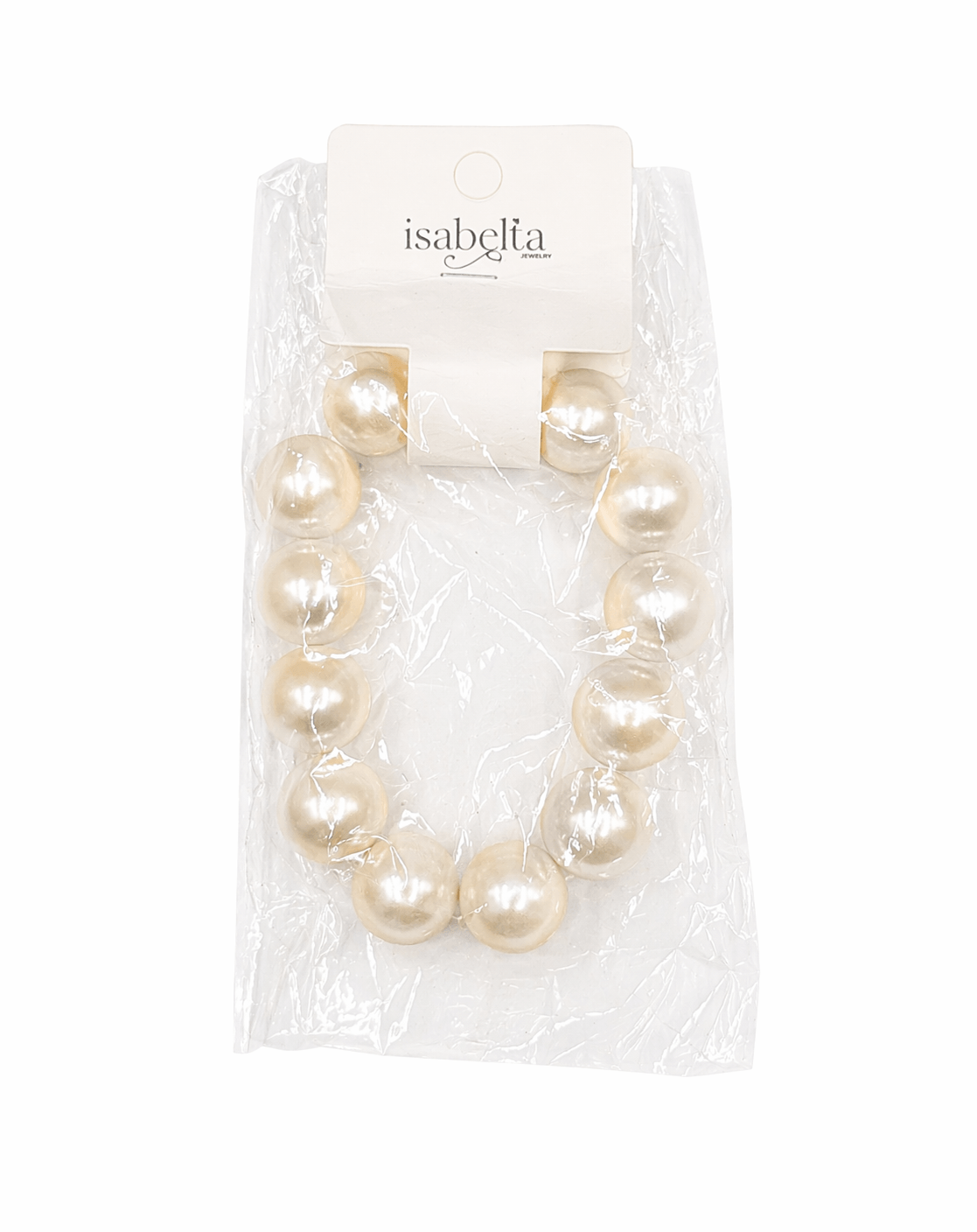 Fashion Thick Pearl Dozen Bracelet #DBC885CR (12PC)