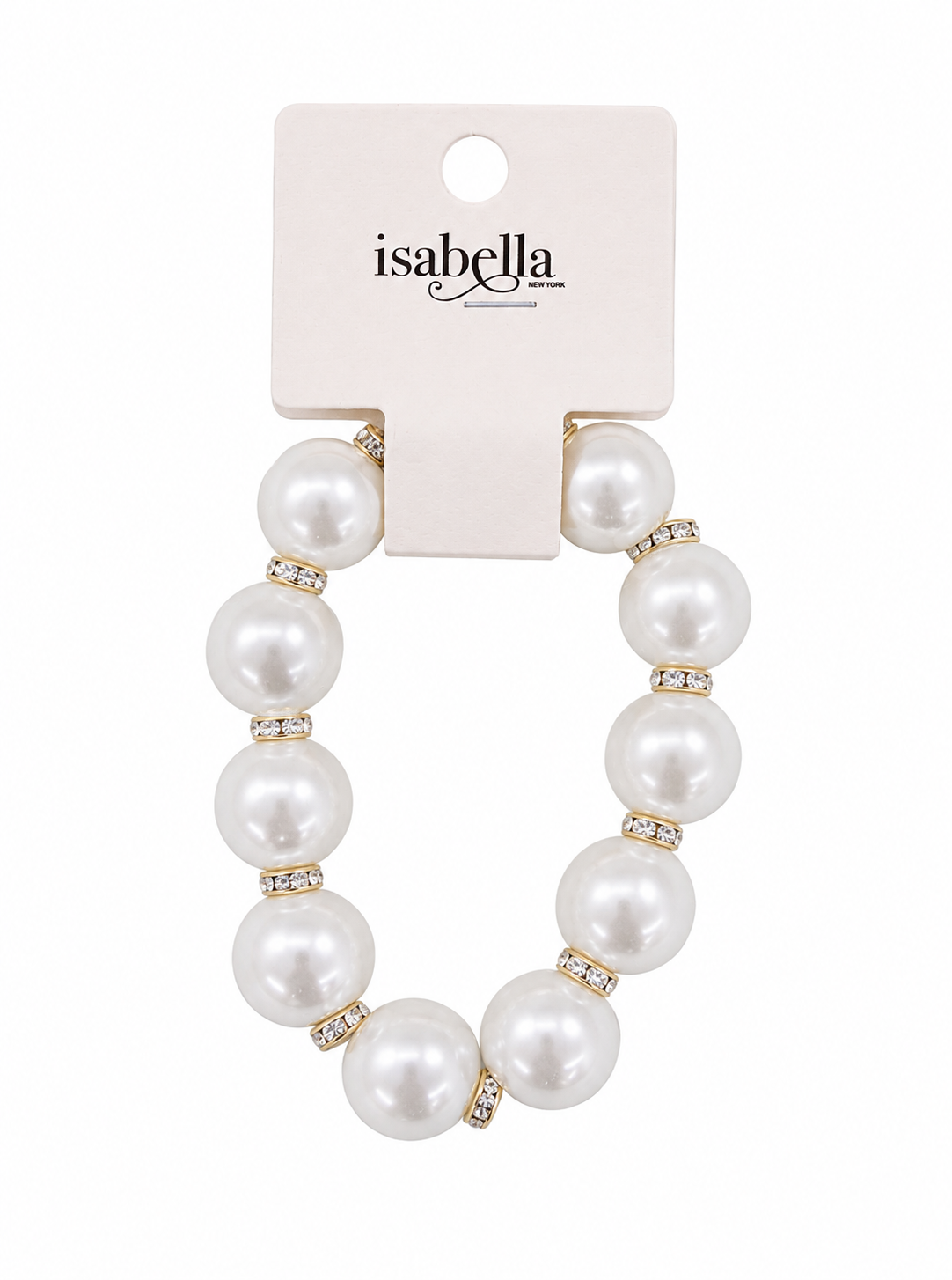 Fashion Thick Pearl Dozen Bracelet #DBC885WH White (12PC)