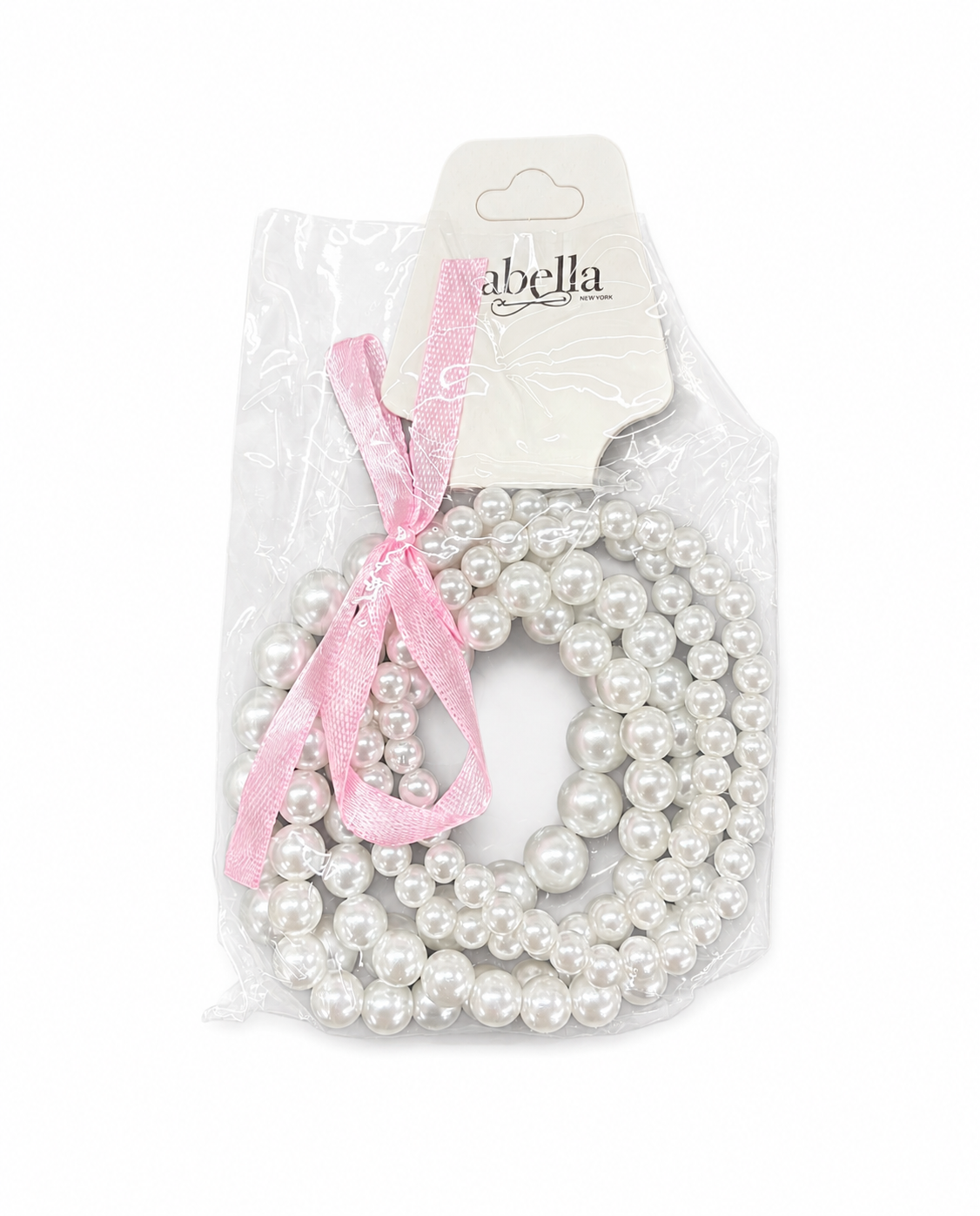 Fashion Thin Pearl Dozen Bracelet #DBC988WH White (12PC)