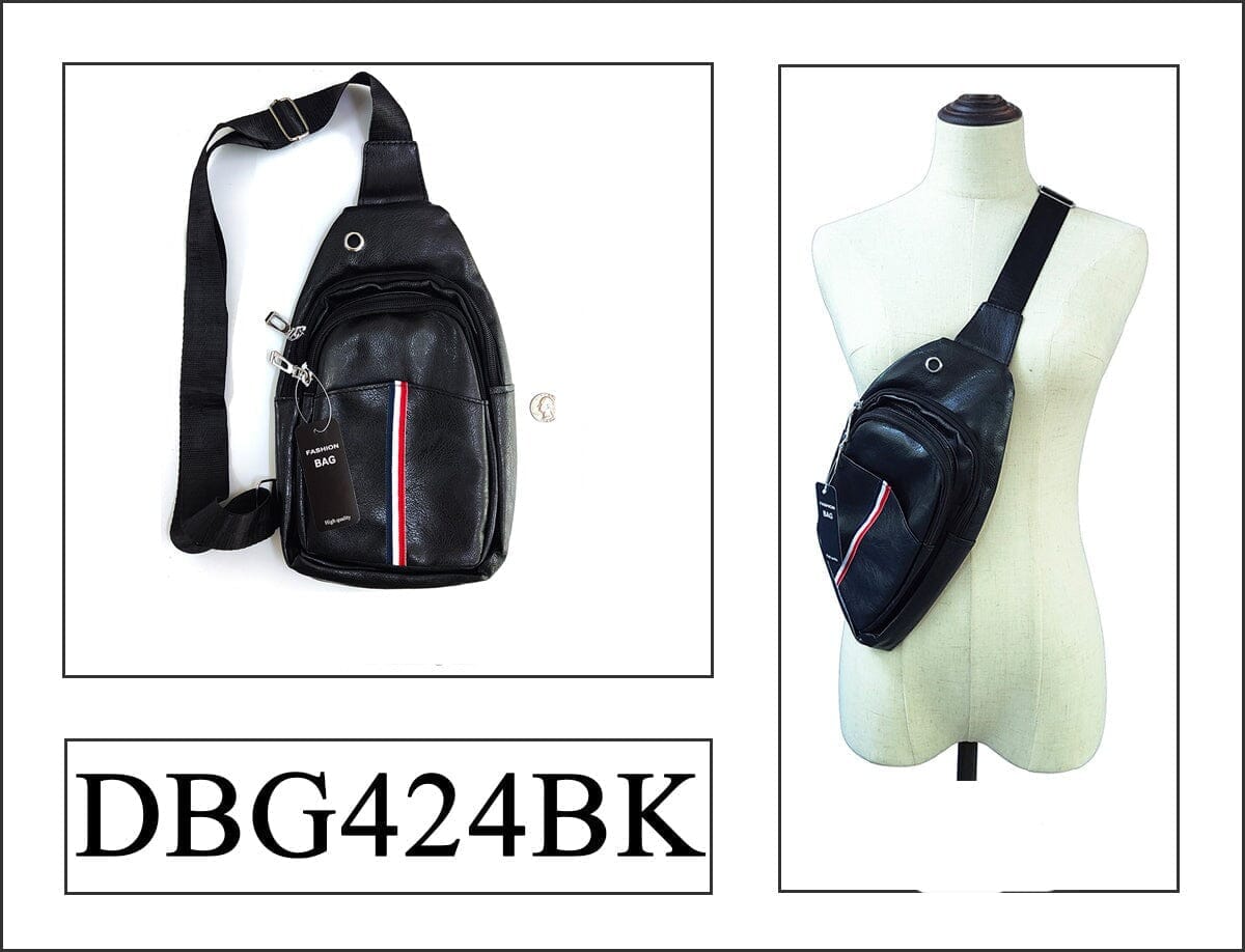 Black Fashion Crossbody Bag #DBG - Multiple Styles (PC)