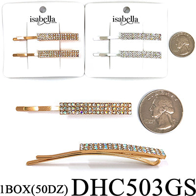 Fashion Hairclips #DHC503GS - Gold / Silver (12PC)