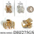 Fashion Mini Hairclips #DHJ275GS - Gold / Silver (12PC)