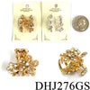 Fashion Mini Hairclips #DHJ276GS - Gold / Silver (12PC)