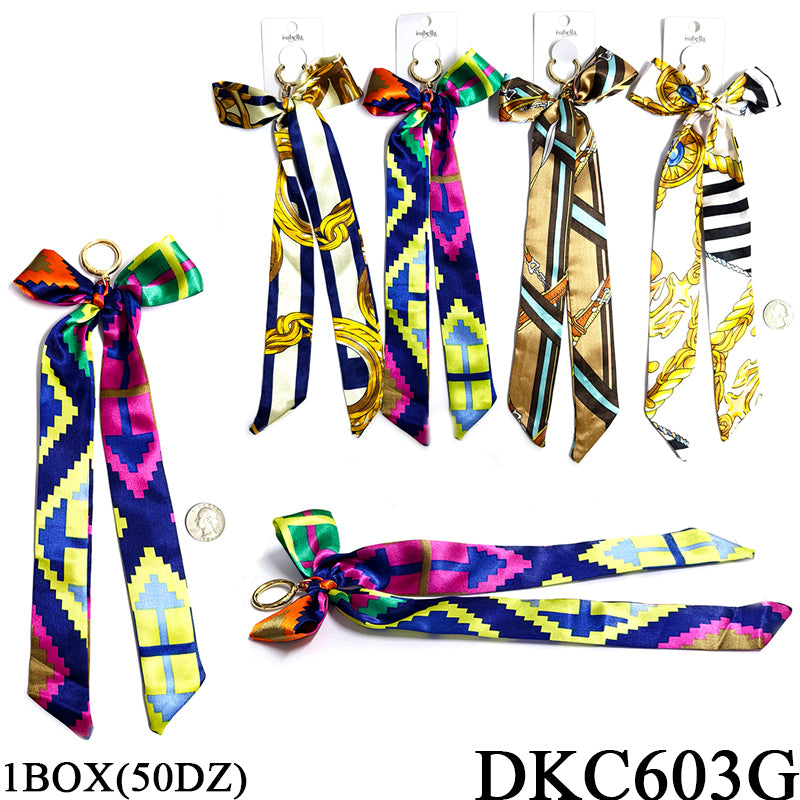Fashion Design Keychain Scarf #DKC603G (12PC)