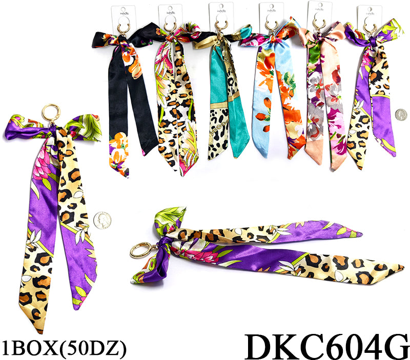 Fashion Design Keychain Scarf #DKC604G (12PC)