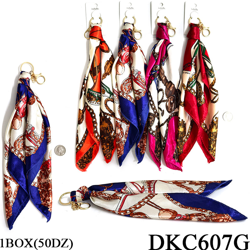 Fashion Design Keychain Scarf #DKC607G (12PC)