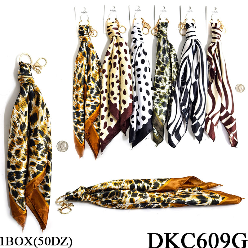Fashion Design Keychain Scarf #DKC609G (12PC)