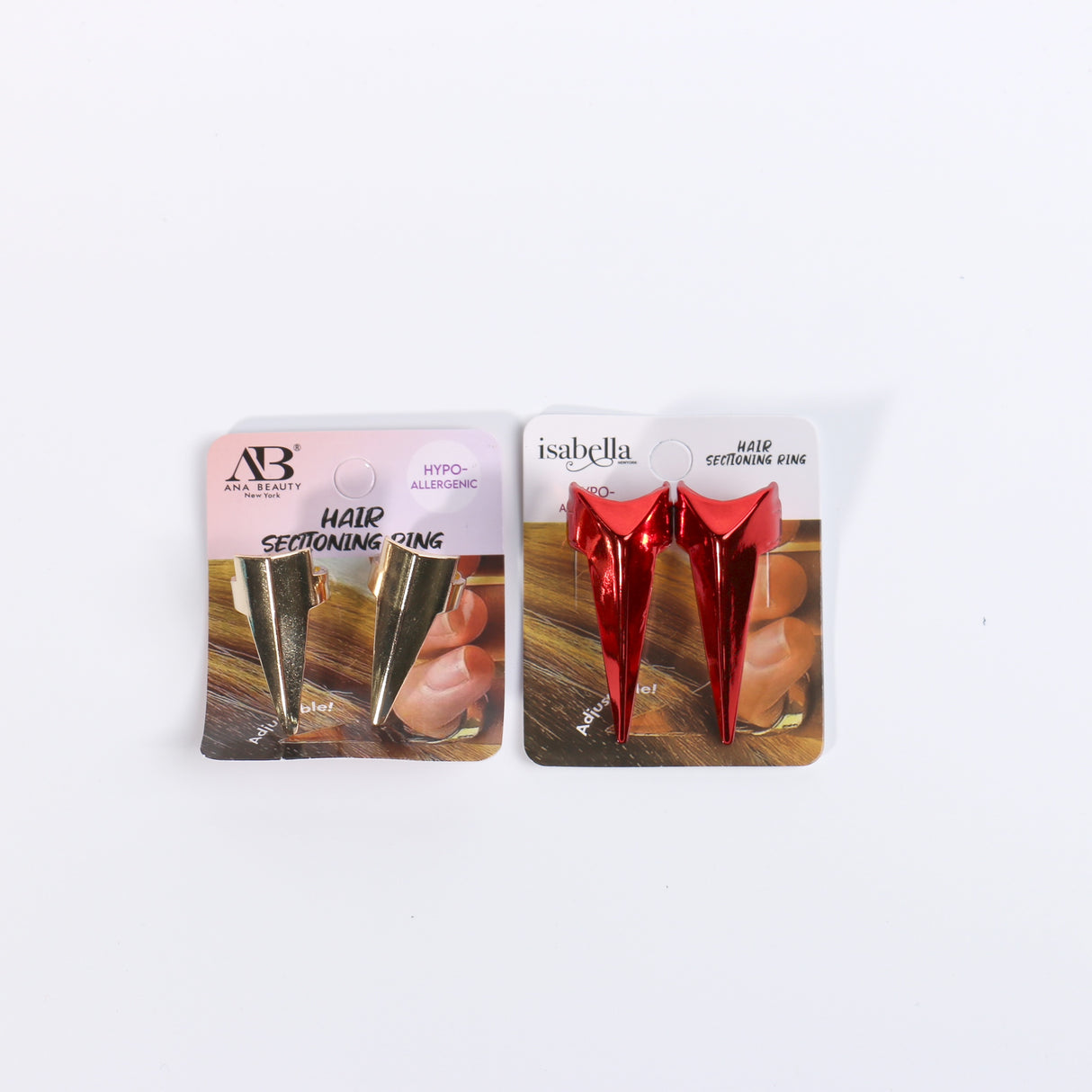 Hair Sectioning Ring - Multiple Colors (12PC)