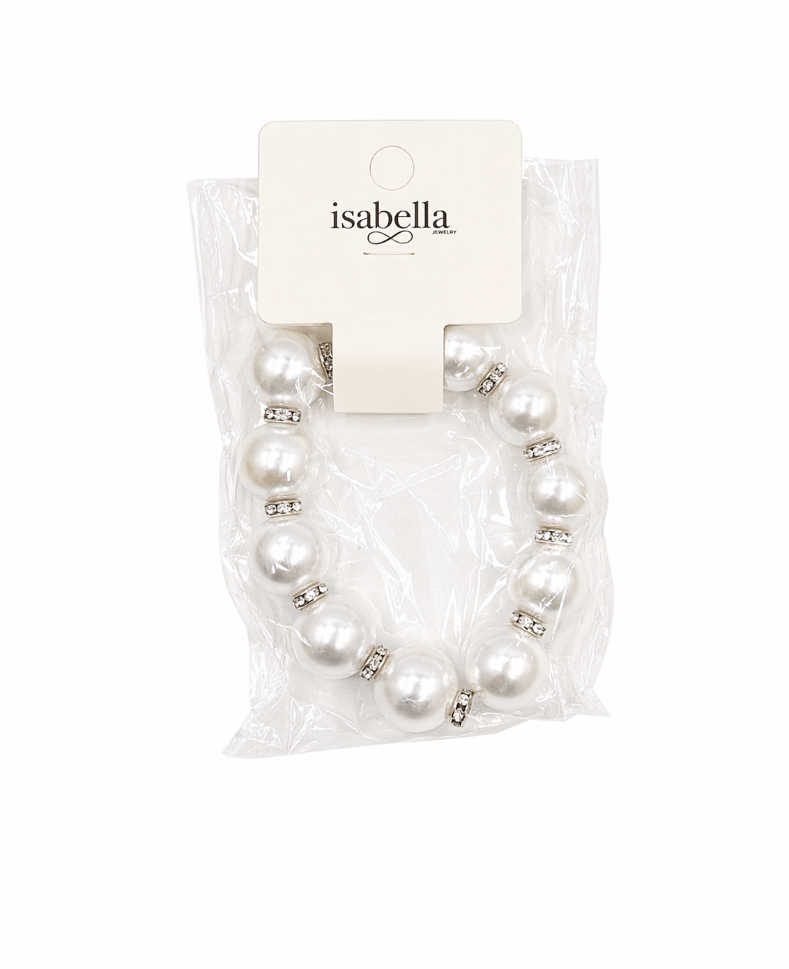 Fashion Thick Pearl Dozen Bracelet #DRC885WH (12PC)
