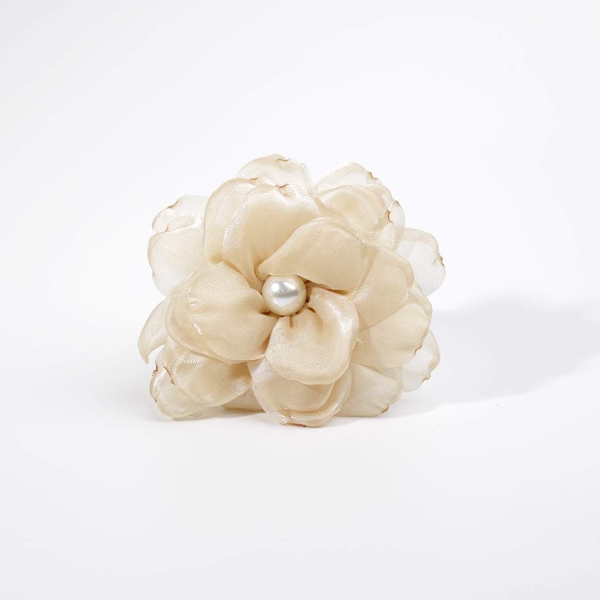 Fashion Flower Brooch #DSBRC02-BR - Brown (PC)