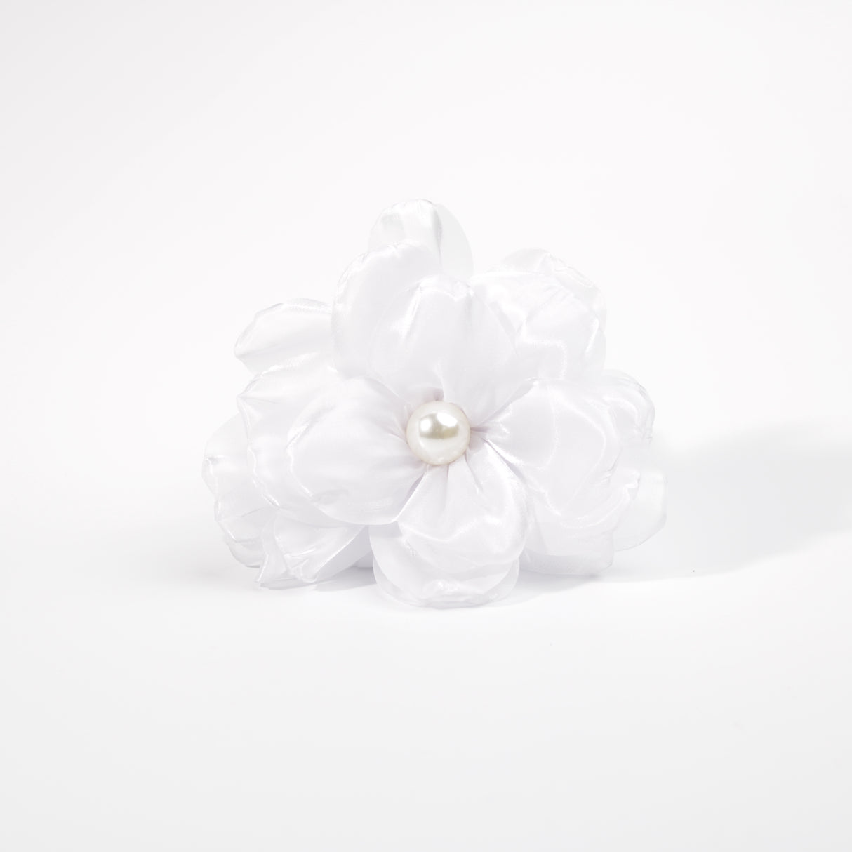 Fashion Flower Brooch #DSBRC02-WT - White (PC)