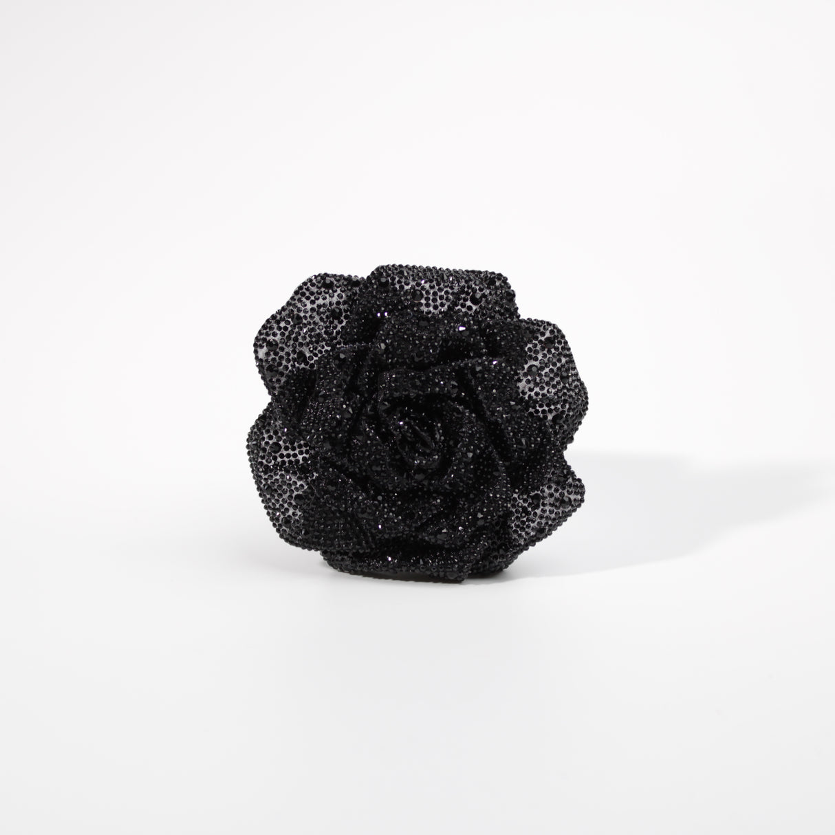 Fashion Bling Flower Brooch #DSBRC04-BK - Black (PC)