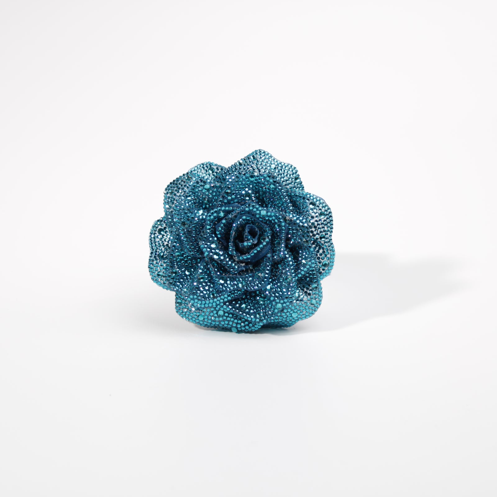 Fashion Bling Flower Brooch #DSBRC04-BL - Blue (PC)