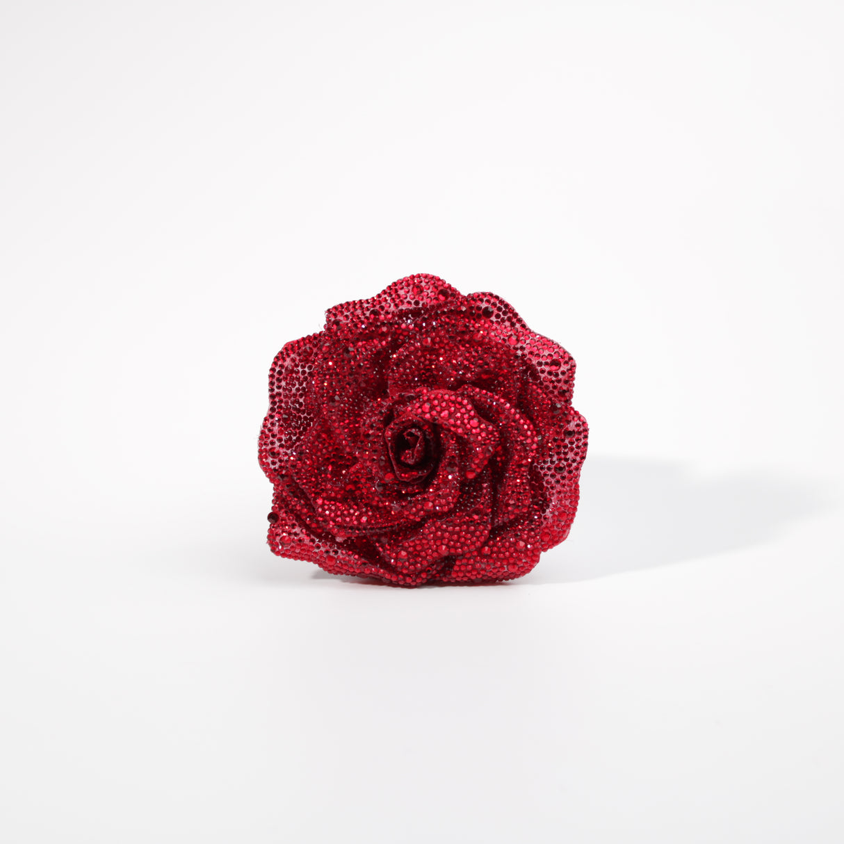 Fashion Bling Flower Brooch #DSBRC04-RD - Red (PC)